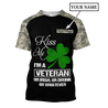 Irish Veterans - Persionalized Name 3D Hoodie Shirt For Men And Women