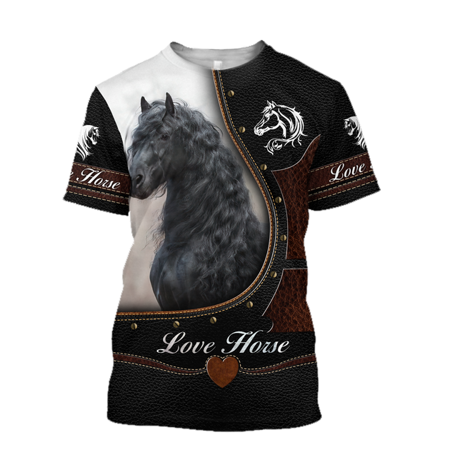 Friesian Horse 3D All Over Printed Shirts For Men And Women TR1711204