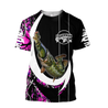 The great fish eats the small Country Girl Camo Hook 3d print shirts