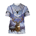 Persionalized Name - Love Deer 3D All Over Printed Unisex Shirts