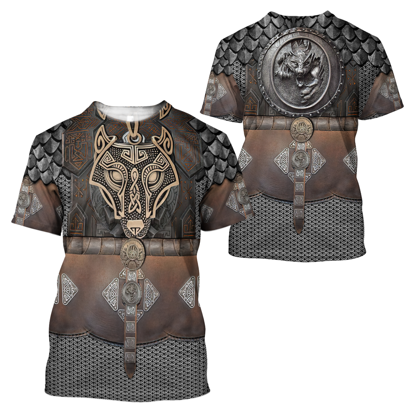Viking Armor 3D All Over Printed Unisex Shirts