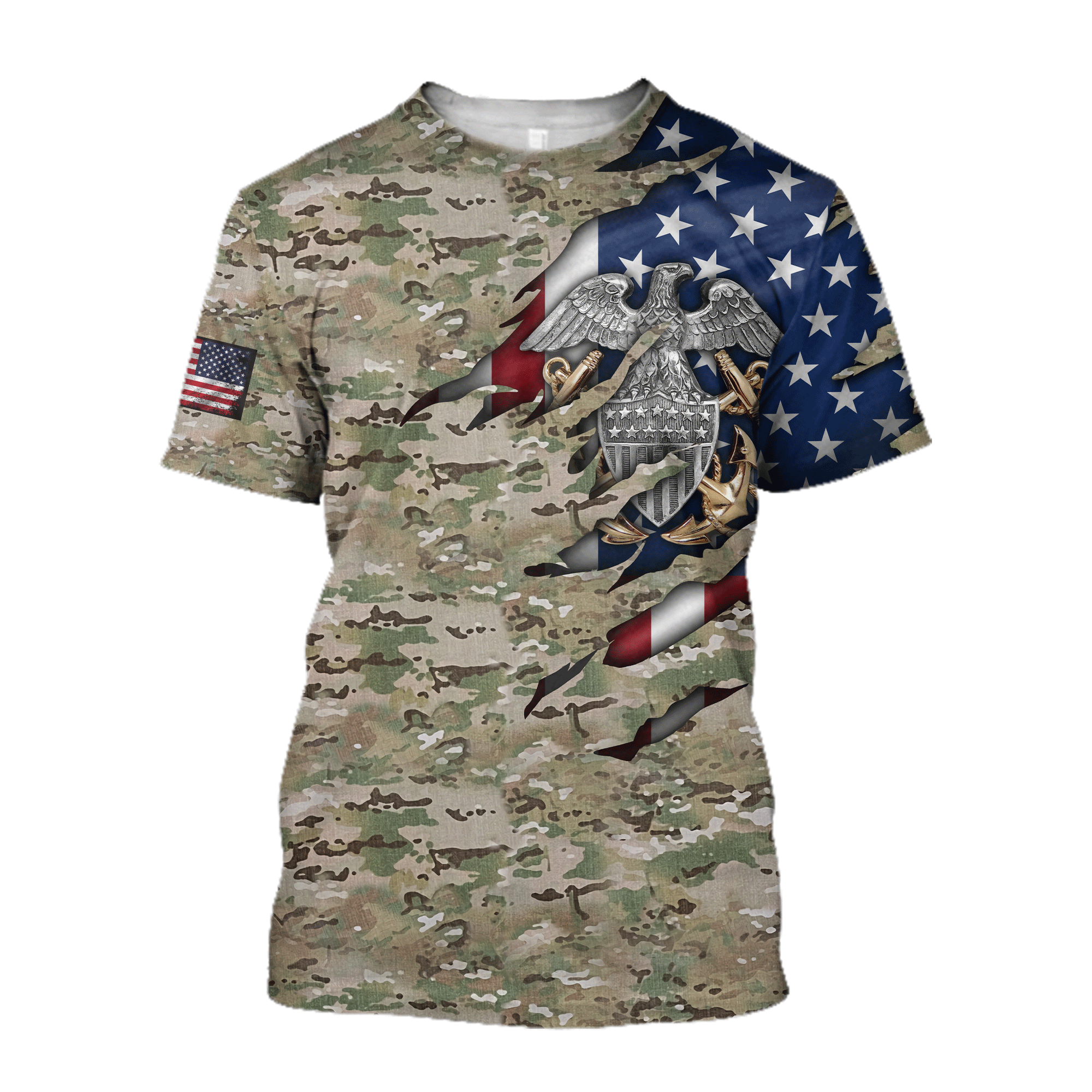United States Navy 3D All Over Printed Unisex Shirts