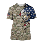 United States Marine Corps 3D All Over Printed Unisex Shirts