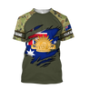 Personalized Australian Army Just The Tip I Promise 3D Printed Unisex Shirts TN