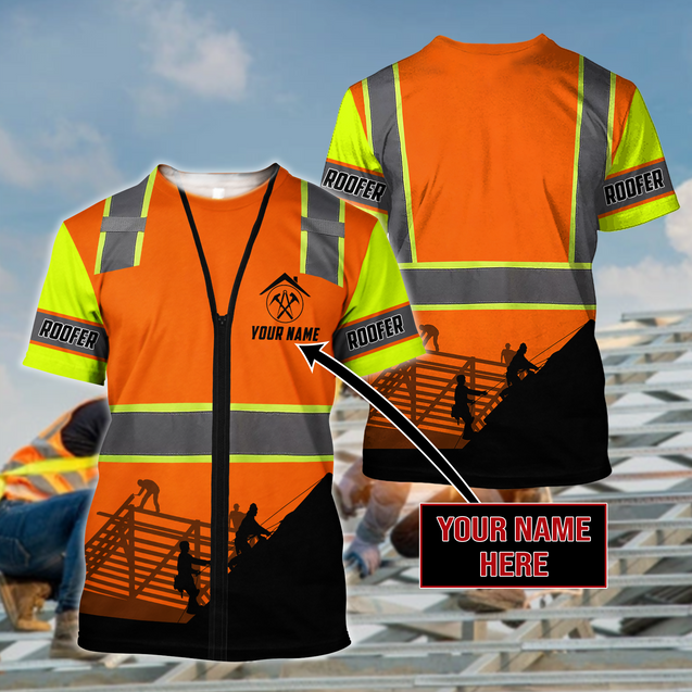 Roofer Man - Custom Name Unisex Shirts