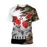 Premium Unisex Hoodie Poppy Flower Anzac Day ML