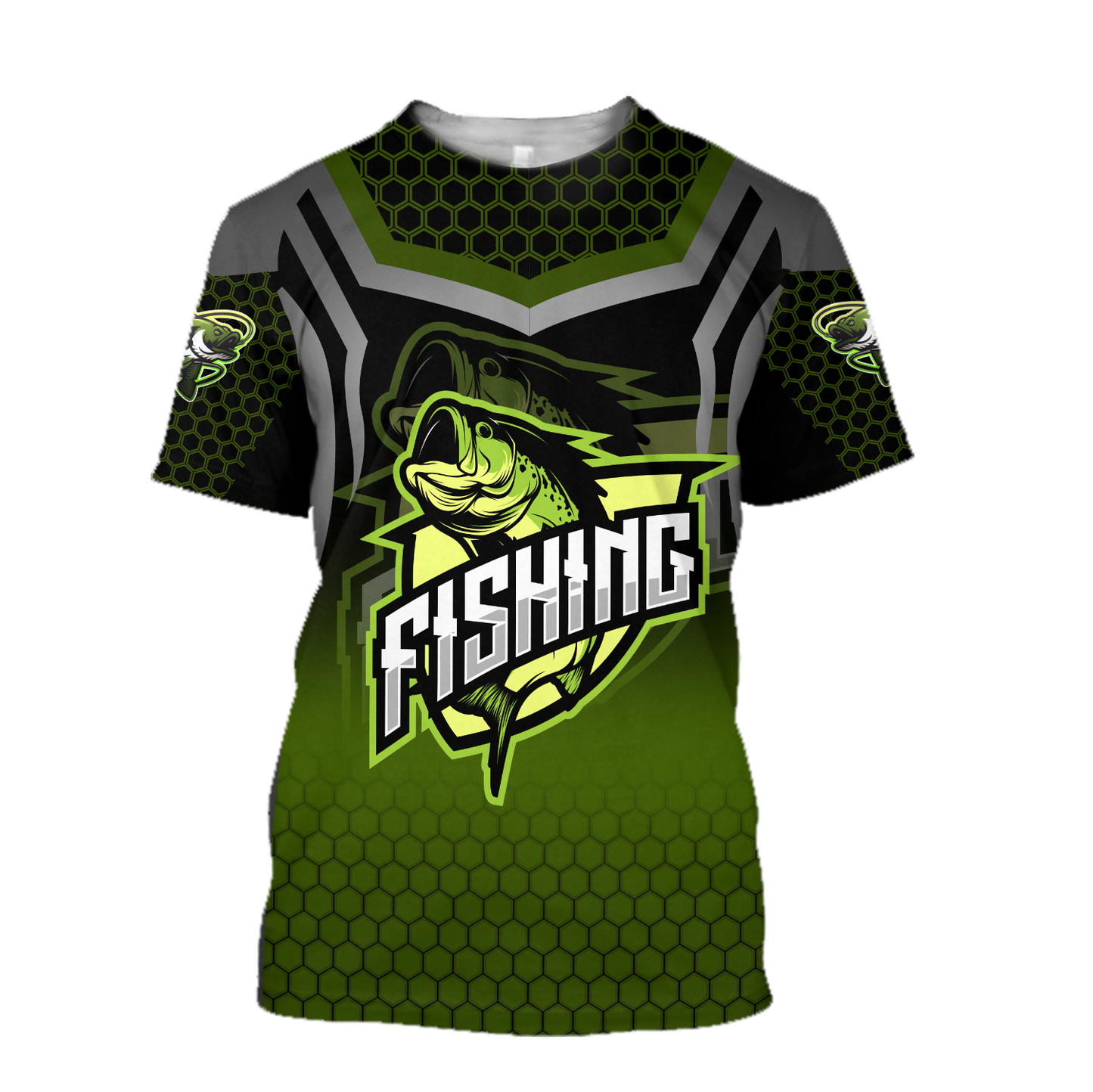 Bass master fishing stainless steel 3d print shirts