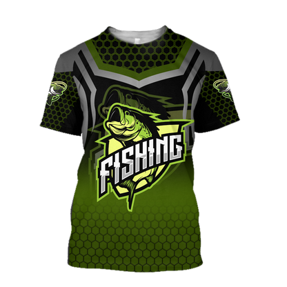 Bass master fishing stainless steel 3d print shirts