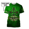 Irish Rebels St.Patrick day 3d hoodie shirt for men and women custom name