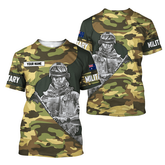 Personalized Australian Army Anzac Day 3D Printed Unisex Shirts TN