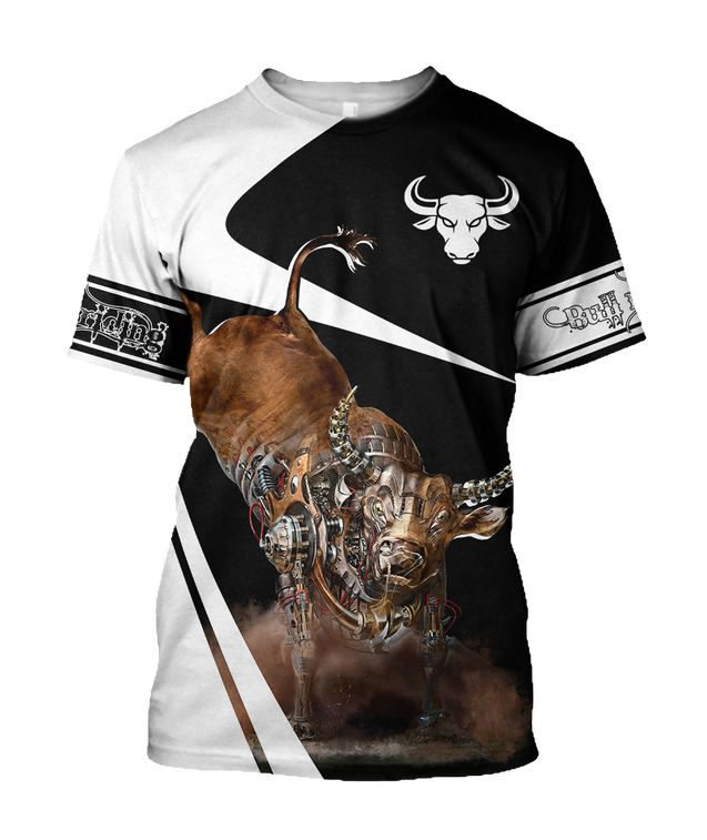 Bull Riding 3D All Over Printed Shirts JJ26052102 NT