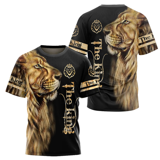 King Lion 3D All Over Printed Combo T-Shirt BoardShorts