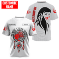 Native American 3D All Over Printed Shirts for Women