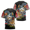 Japan Mask 3D All Over Printed Combo T-Shirt BoardShorts