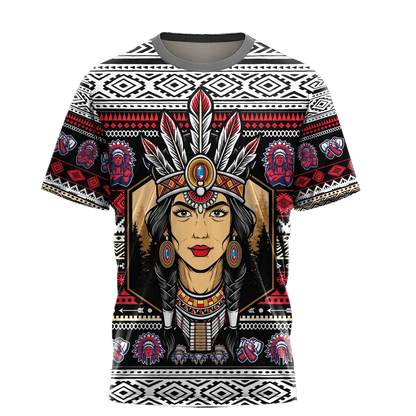 Native American 3D All Over Printed Unisex Shirts