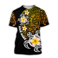 Amazing Polynesian Turtle Tattoo Personalized Unisex Deluxe Hoodie ML