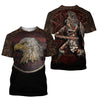 Eagle Warrior Aztec Mexican 3D All Over Printed Unisex Shirts