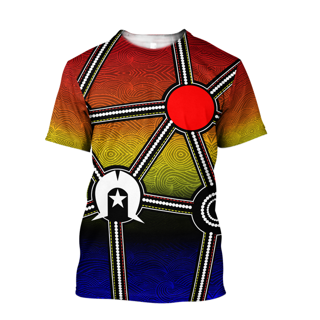 Custom name Aboriginal heal the sun and spirit 3D print shirts