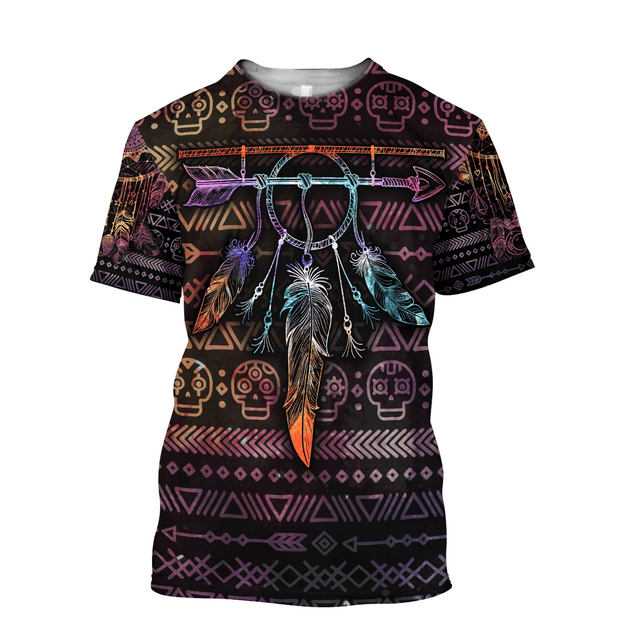 Premium Native American Feather  3D All Over Printed Shirts