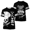 I'm Tattooed Chef 3D Over Printed Unisex Shirt