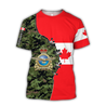 Canadian Air Force Veteran 3D All Over Printed Shirts NTN10032104