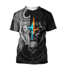 Skull, Angel And Demon 3D Over Printed Shirt For Men And Women MH28012125