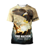 One Nation Under God  3D All Over Printed Unisex Shirts