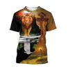 Jesus Lion Lamp 3D All Over Printed Shirts