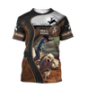 Personalized Name Bull Riding 3D All Over Printed Unisex Shirts Cowboy Ver 2