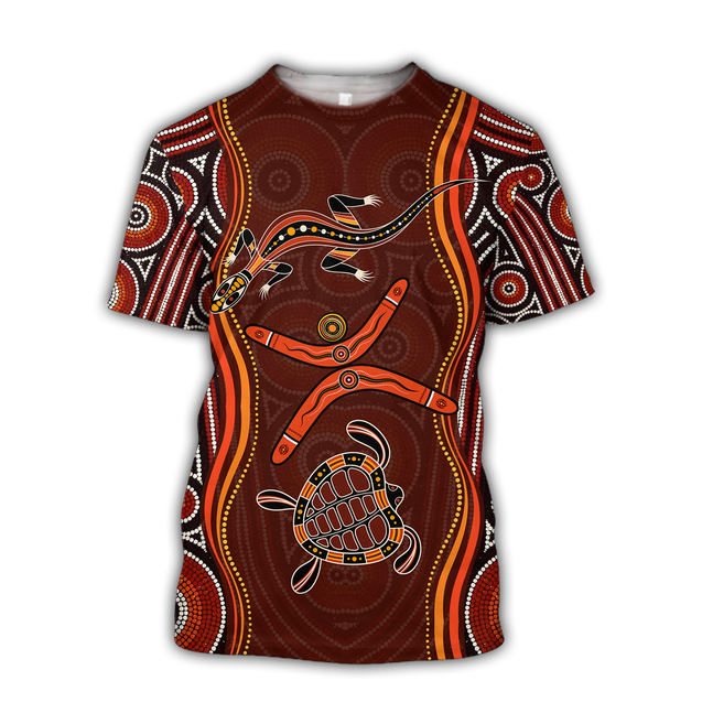 Aboriginal Naidoc Week heal the Lizard and Turtle 3D print shirts