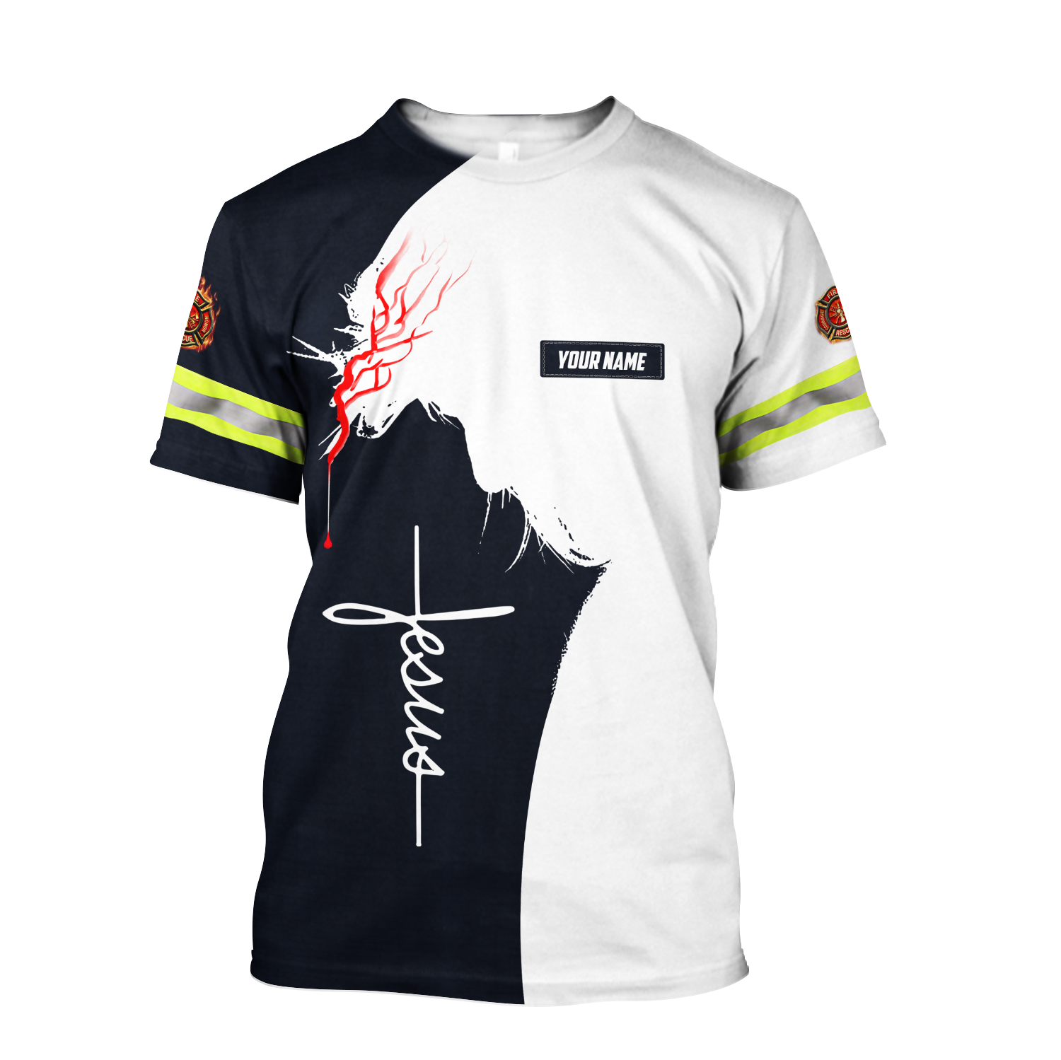 Customize Name Firefighter 3D All Printed Hoodie For Men And Women MH08012003