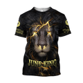 June Lion 3D All Over Printed Unisex Hoodie