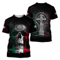 Mexico Skull 3D All Over Printed Unisex Hoodie