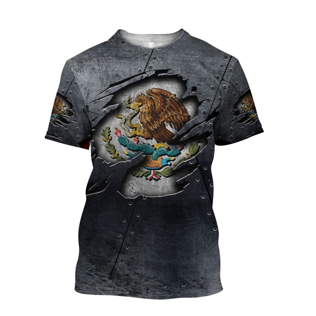 Mexico 3D All Over Printed Shirts VP08042103