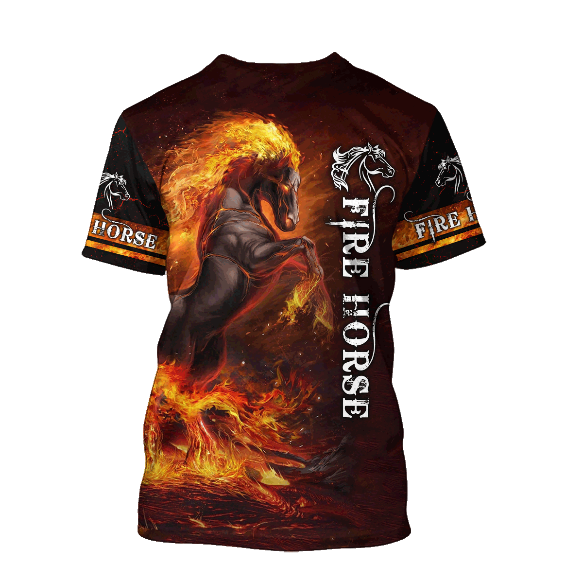 Fire Horse 3D All Over Printed Unisex Shirts