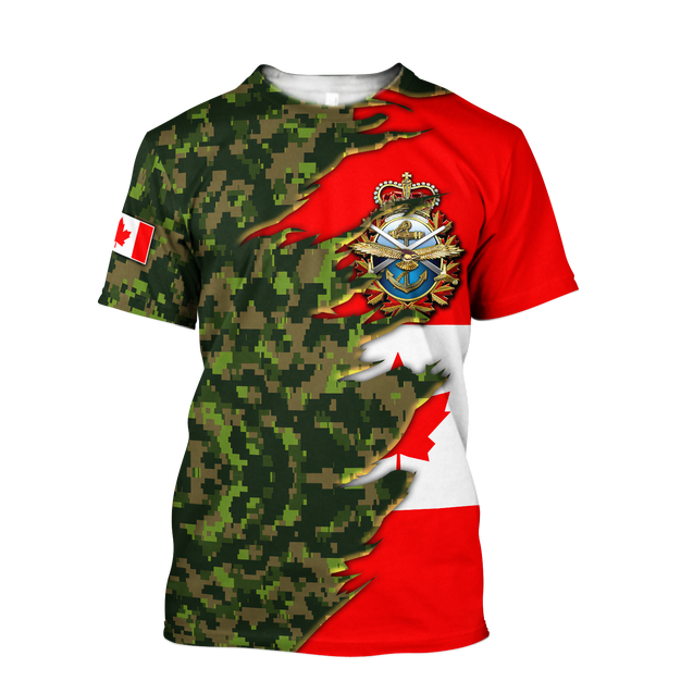 Canadian Veteran 3D All Over Printed Shirts MH08032106