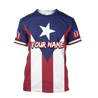 Customize Name Puerto Rico Combo T-Shirt And Board Short