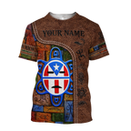 Customize Name Puerto Rico Combo T-Shirt And Board Short