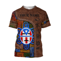 Customize Name Puerto Rico Combo T-Shirt And Board Short