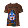 Customize Name Puerto Rico Combo T-Shirt And Board Short