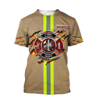 Customize Name Firefighter Hoodie Shirts For Men And Women