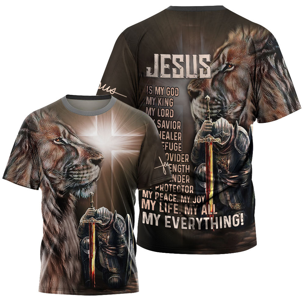 Jesus Is My Everything 3D All Over Printed Unisex Shirts