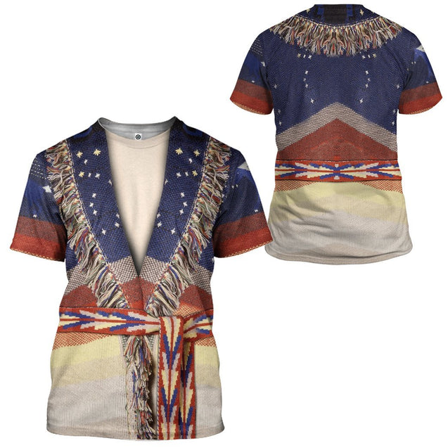 Native American 3D All Over Printed Unisex Shirts