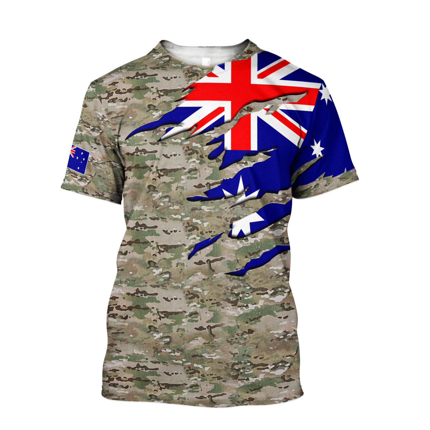 Remembrance Australia Camo Soldier 3D print shirts