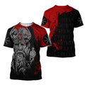 Viking Odin 3D All Over Printed Unisex Shirts