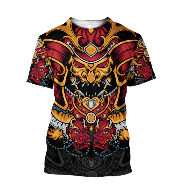 Premium Unisex 3D Printed Oni Samurai Shirts MEI