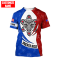 Customize Name Taino Tattoo Puerto Rico 3D All Over Printed Unisex Shirts