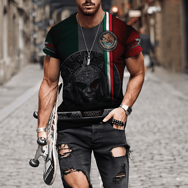 Mexcian By Blood 3D All Over Printed Unisex Shirts