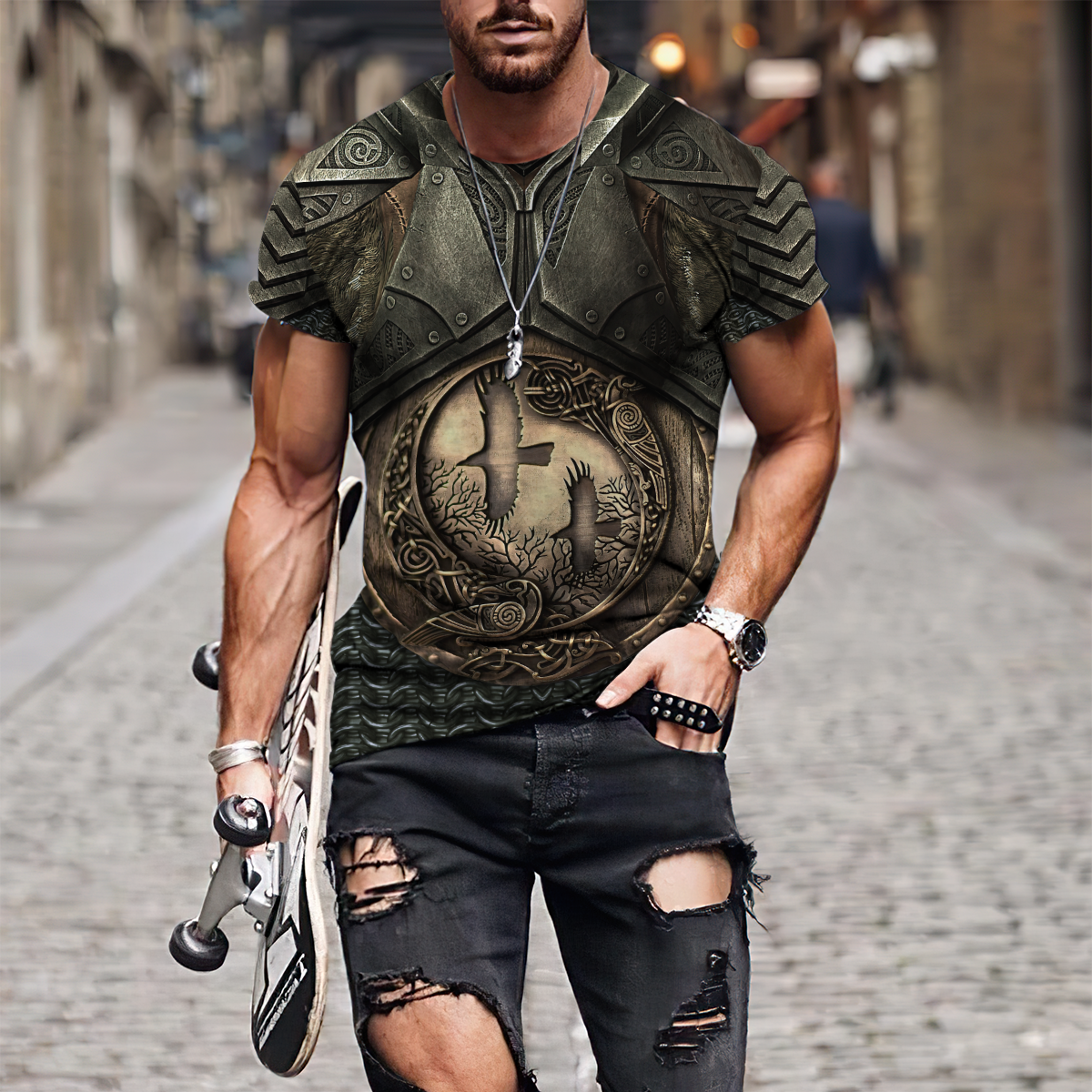 Viking Armor 3D All Over Printed Unisex Shirts