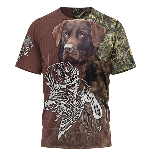 PL435 DOG HUNTER 3D ALL OVER PRINTED SHIRTS